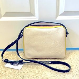 BNWT Orla Kiely leather crossbody bag